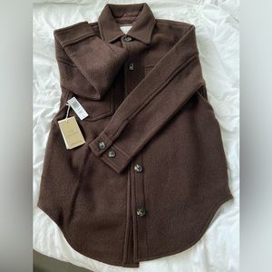 NWT Aritzia Wilfred Free Ganna Shirt Jacket - size S